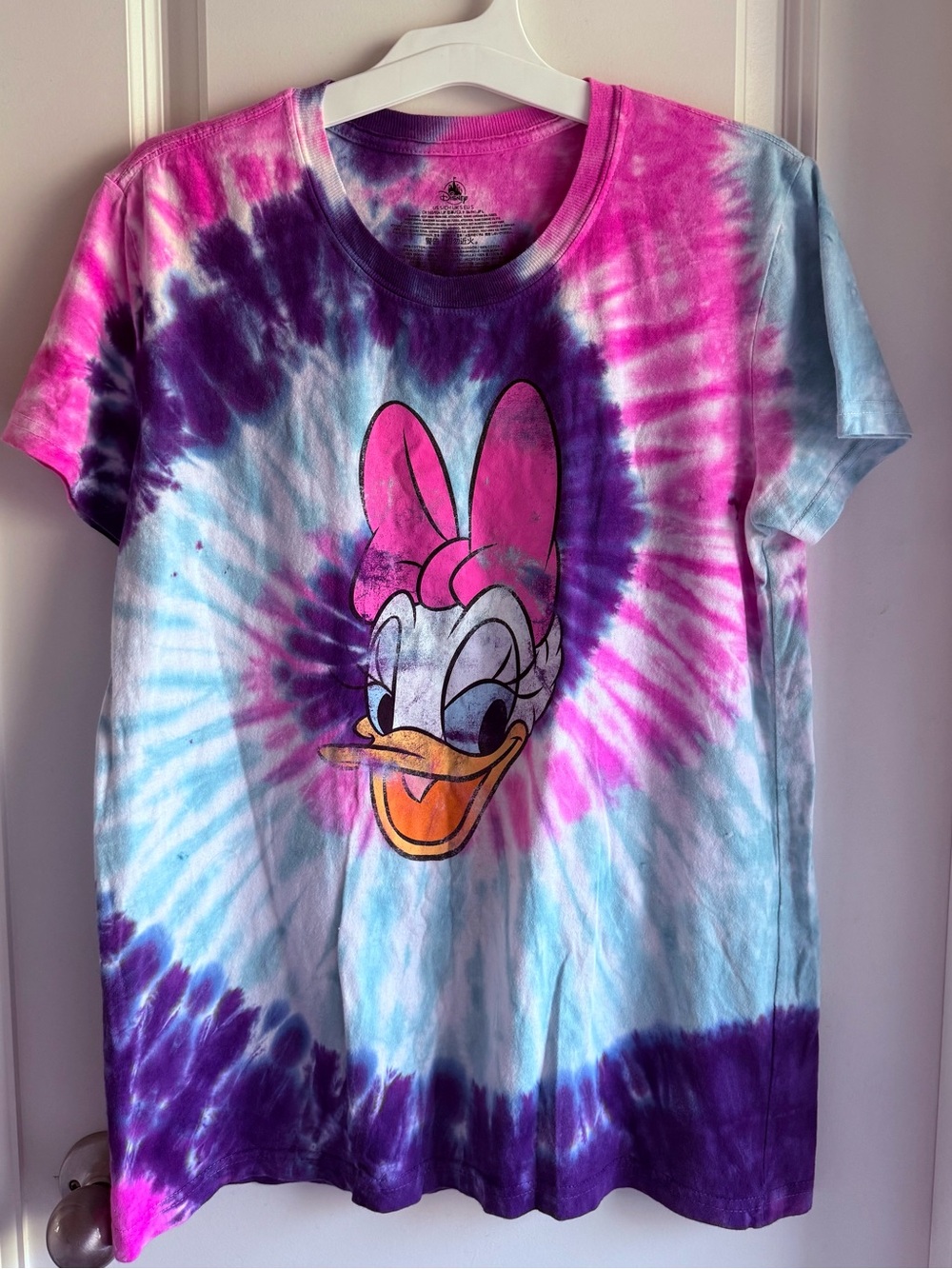 Disney Daisy Duck Tie-Dye Tee - Pink, Purple & Blue